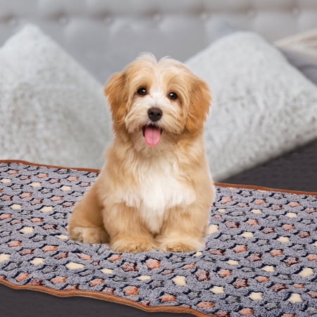 Uxcell Pet Blanket Flannel Star Printed Throw Blanket 21x30 Inches (Blue 1 Pack 3)