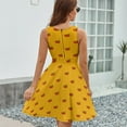 thumbnail image 6 of Mrs Fox's Dress Summer Street Style Dresses Female Sleeveless Printed Sundress, 6 of 7
