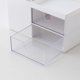 thumbnail image 3 of Desktop Storage Organizer Mini Box for Office Supplies Container Pen Holder for Desk Cute Pencil Cup Pot Makeup Brush Holder (White), 3 of 4