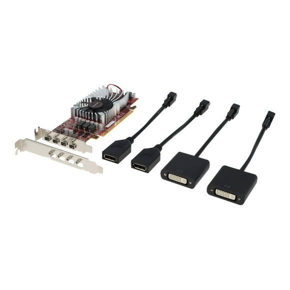VisionTek Radeon RX 550 - Graphics card - Radeon RX 550 - 2 GB GDDR5 - PCIe 3.0 x8 low profile - 4 x Mini DisplayPort