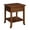 Espresso, variant on Pemberly Row 1 Drawer Transitional Wood End Table with Bottom Shelf in White