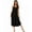 Black, variant on Women's Sleeveless Long Nightgown Fall Summer Full Slip Sleep Dress Soft Nightshirt Chemise Sleepwear Lounge Dresses