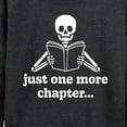 thumbnail image 3 of Instant Message - One More Chapter Skeleton - Women's Lightweight French Terry Long Sleeve Shirt, 3 of 6