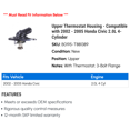 thumbnail image 2 of Upper Thermostat Housing - Compatible with 2002 - 2005 Honda Civic 2.0L 4-Cylinder 2003 2004, 2 of 2