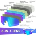 thumbnail image 2 of Gafas de sol deportivas polarizadas IKTOD Pit Viper UV400 P0-08, 2 of 7