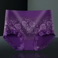 thumbnail image 4 of Women Fashion Solid Mid Waist Lace Comfortable Breathable Underwear Feel Foxy Booster Panties Surprise Underwear Pack for Women Underwear for Women Firm Women plus Size Hi Cut Panties for Women, 4 of 4