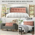 thumbnail image 6 of ANMINY Triangle Headboard Pillow Full Filling Backrest Positioning Support Wedge Pillow, 6 of 7