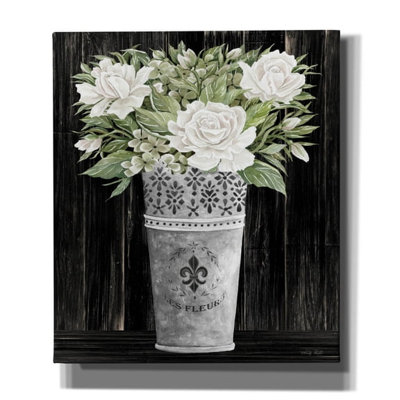 Epic Graffiti 'Punched Tin Floral III' by Cindy Jacobs, Canvas Wall Art, 26"x30"