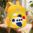 thumbnail image 4 of Backpack Girls Cartoon Airplane Kids Backpack Lightweight Cute Preschool Kindergarten Daypack Yellow L, 4 of 4