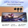thumbnail image 5 of U25 Ultra Unlocked Smartphone, 8+256GB Unlocked Phone, 6.8" HD+ Display, Built in Pen, 4500mAh 4G/Face ID/Dual SIM/GPS (Orange), 5 of 7