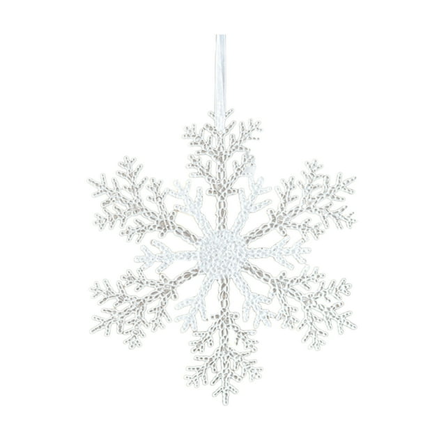 Car Hanging Decorations Cute Flocked Lambs Ear Garland Christmas Transparent String for Christmas String Beads Beads Curtains Christmas Snowflake Christmas Tree Snowflake Acrylic Transparent