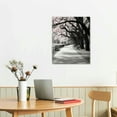 thumbnail image 3 of QZHH  Canvas Wall Art for Bedroom Peach Blossom in the Park Picture Framed Wall Decor for Living Room Bathroom Framhouse Office Kitchen Decor, 3 of 5