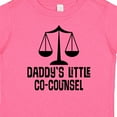 thumbnail image 4 of Inktastic Daddy Little Co Counsel Lawyer Boys or Girls Baby T-Shirt, 4 of 5