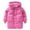 Hot Pink, variant on YunPes Girls Winter Coats Size 10 12 Heavyweight Windproof Warm Hooded Puffer Jacket Kids Trendy Quilted Padded Down Jackets Girl Jackets 8