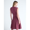 thumbnail image 3 of Scoop Women’s and Women's Sleeveless Mock Neck Mini Dress, Sizes XS-4X, 3 of 5