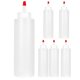 thumbnail image 2 of 6PC Squeeze Squirt Condiment Bottles for Sauces - 16 Ounce - Perfect Containers for Ketchup, BBQ, Sa, 2 of 5