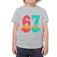 thumbnail image 5 of Six Seven Ice Cream Shirts for BoysGirls, Ice Cream Drip Tee-Funny 6 7 Short Sleeve Tops,Gray 90cm, 5 of 6