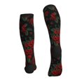 thumbnail image 2 of Bixox Roses Print Compression Socks,Compression Socks Women & Men Circulation for Medical,Running,Athletic, 2 of 7
