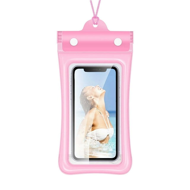 Phone Pouch Water-Proof Adventure Gear Plastic Material Universal Compatibility Durable Easy Operation for Beach Hiking Swimming Outdoor Activities