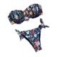 thumbnail image 5 of Gibobby Trajes de Baño Mujer Bañador floral sexy Traje de baño dividido Moda Traje de baño Estampado de pecho Mujeres Pad Trajes de baño Tankinis Set(Negro,XL), 5 of 5