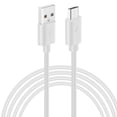 thumbnail image 1 of Uxcell Câble d'Extension d'Alimentation USB vers Micro USB de 19,7 Pi, Long Cordon de Chargement, Blanc, 1 of 6