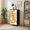 Color-1, variant on 4 Drawer Vertical Storage Dresser Marble Alcohol Ink Marble watercolor banners posters with Wood Top Fabric Pull Drawers