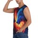 thumbnail image 3 of Balery Wolf Camisetas sin mangas para hombre, absorbe la humedad y protege contra el mal olor.-Small, 3 of 7