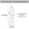 thumbnail image 5 of HELLHERO Snowflake Pattern Ironing Board Cover Elastic Edge Breathable Ironing Board Covets 3 Fasteners 15"x54", 5 of 5