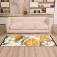 thumbnail image 2 of Yayeee Runner Rug for Bedroom 2'x6' Machine Washable Hallway Non Slip Mat, Oranges Watercolor, 2 of 8