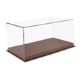 thumbnail image 4 of STARTIST 1/24 Scale Diecast Car Display Case Decorative for Toy Cars Model Collectors Brown, 4 of 7