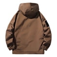 thumbnail image 3 of OJinShaWanO Mens Hooded Storm Jacket For Outdoor Camping And Leisure Sports In Autumn, 3 of 6
