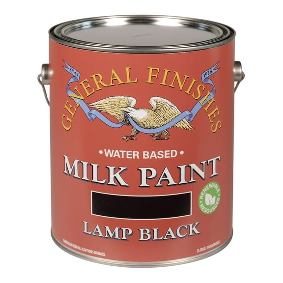 General Finishes Gf-Mp-1 1 Gallon Interior Water Base Milk Paint - Black