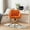 Orange1, variant on GAKMCIL Artificial Alpaca Wool Home Office Chair, Ergonomic Desk Chair, Vanity Chair with 360 ° Swivel, Arm, Golden Metal, Chassis can be Tilted 40°, 300lb Load for Study, Office, Bedroom (Violet)