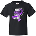 thumbnail image 3 of Inktastic Alzheimers Awareness I Wear Purple For My Mom Youth T-Shirt, 3 of 5
