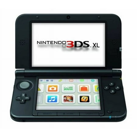 Nintendo 3DS XL Black Video Game Console with Stylus, Charger and 16 GB SD Memory Card