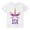 White, variant on Tstars 6th Birthday Unicorn Tshirt for Girls - Perfect Birthday Gift - Youth Graphic Tee - Ideal Party Outfit - Kids' Birthday Apparel - Unicorn Themed Party Tee - Celebratory Unicorn Print Tshirt