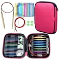 thumbnail image 1 of DEBGFS 2024 New Circular Knitting Needles Sets Aluminum 26PCS Interchangeable Crochet Needles with Chrysanthemum Case Sewing Accessory,Multicolour, 1 of 7