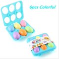 thumbnail image 1 of Juego de huevos a juego para niñas, juguetes educativos de colores, formas y motricidad fina, juguete de aprendizaje, regalo de huevos de Pascua, 1 of 4