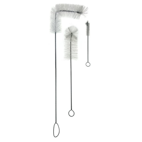 Home Brew Ohio Brush Bundle - Glass Carboy Brush, Airlock Brush, Bottle Brush