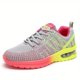 thumbnail image 1 of Zapatillas De Deporte De Punto Transpirables Para Mujer, Cómodos Zapatos Bajos Con Cordones, Zapatos Para Caminar Con Cojín De Aire Para Mujer, 1 of 4
