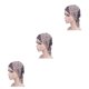 thumbnail image 5 of Turbante elástico Qarigey para mujer gorro de algodón bufanda preatada pañuelo para la cabeza sombrero de quimio talla única, 5 of 6