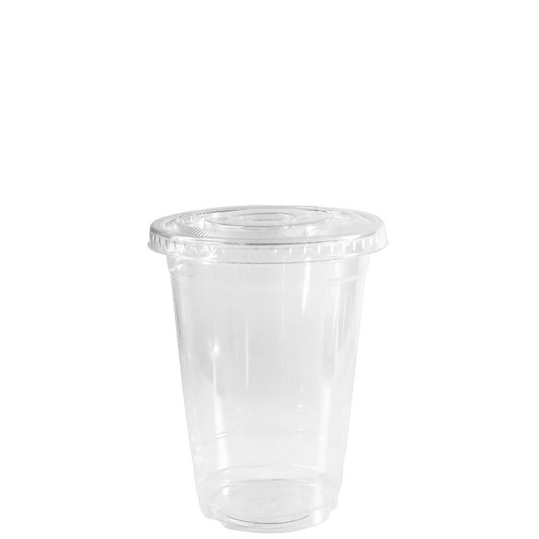 Safe-T-Fresh® Clear 12 oz Disposable Snack Cup with Flat Lid - 4 3/8Dia x  3 1/2H