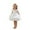 White, variant on Xijirk Girls Dresses,Girls Party Dress With Bow Tiered Skirt Flutter Sleeves Formal Occasion Performance Tutu Gown,Dresses for Girls,Yellow,9-12 Months