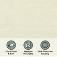 thumbnail image 4 of Better Homes & Gardens Ultra Soft Polyester Bath Rug, 23"x39", Vanilla Dream, 4 of 8