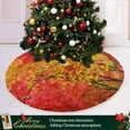 thumbnail image 6 of FMSHPON Autumn Xmas Christmas Tree Skirt Stand Mat for Holiday Party Decoration Indoor Outdoor 36 inches, 6 of 6