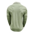 thumbnail image 2 of Homeyce Polo Shirts for Men Collar Long Sleeve Polo Shirts Button Down Casual Basic Lightweight Polo Tee Solid Color Golf T Shirt,Cyan S, 2 of 3