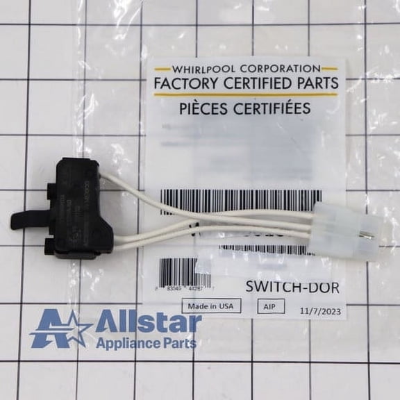 Whirlpool Dryer Door Switch WPW10569603