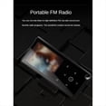 thumbnail image 1 of Reproductor de MúSica MP3 Bluetooth 5.0 Sin PéRdidas de Audio PortáTil de Alta Fidelidad con FM/Libro ElectróNico/Grabadora/Reproductor de VíDeo MP4 Negro, 1 of 10