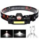 thumbnail image 1 of Linterna Q5 + cob Led faro potente batería 18650 integrada al aire libre Camping pesca faro atenuación continua, 1 of 2