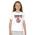 thumbnail image 5 of Thinking of You Keep Me Awake Romance Girls Kids T Shirt Tees Teen Brisco Brands XS, 5 of 6